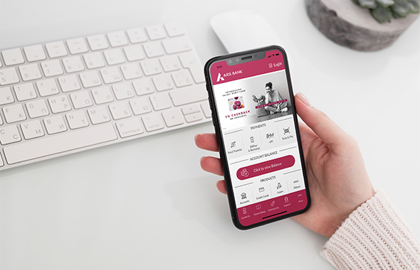 A Customised App Experience by Axis Bank
